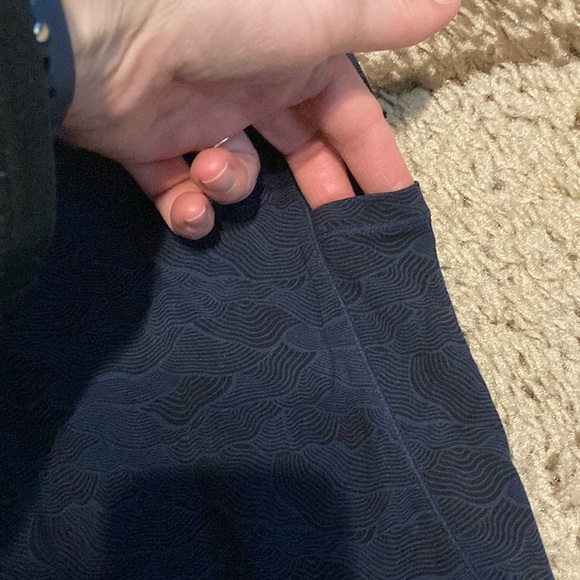 ZYIA Gray and Black High-Waisted Leggings with Stretch Fabric - Picture 7 of 13